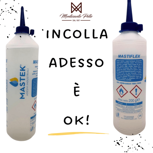 Colla a presa rapida per tutte le superfici, pelle cuoio legno vetro e ceramica. Applicare il prodotto su entrambe le superfici e accoppiare entro 2-3 minuti pressando uniformemente.