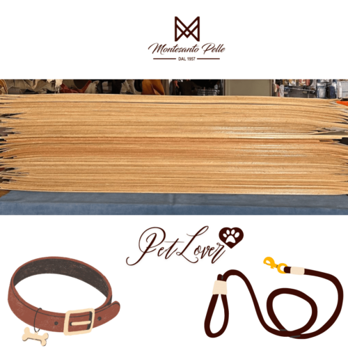 strisce di cuoio di dorsali, spessore da 4mm a 5 mm, larghezza 12 cm, lunghezza variabile da 90cm a 120cm. Prezzo 14€ al Kg, colore naturale, per guinzagli, lavori artigianali, tracolle e molto altro